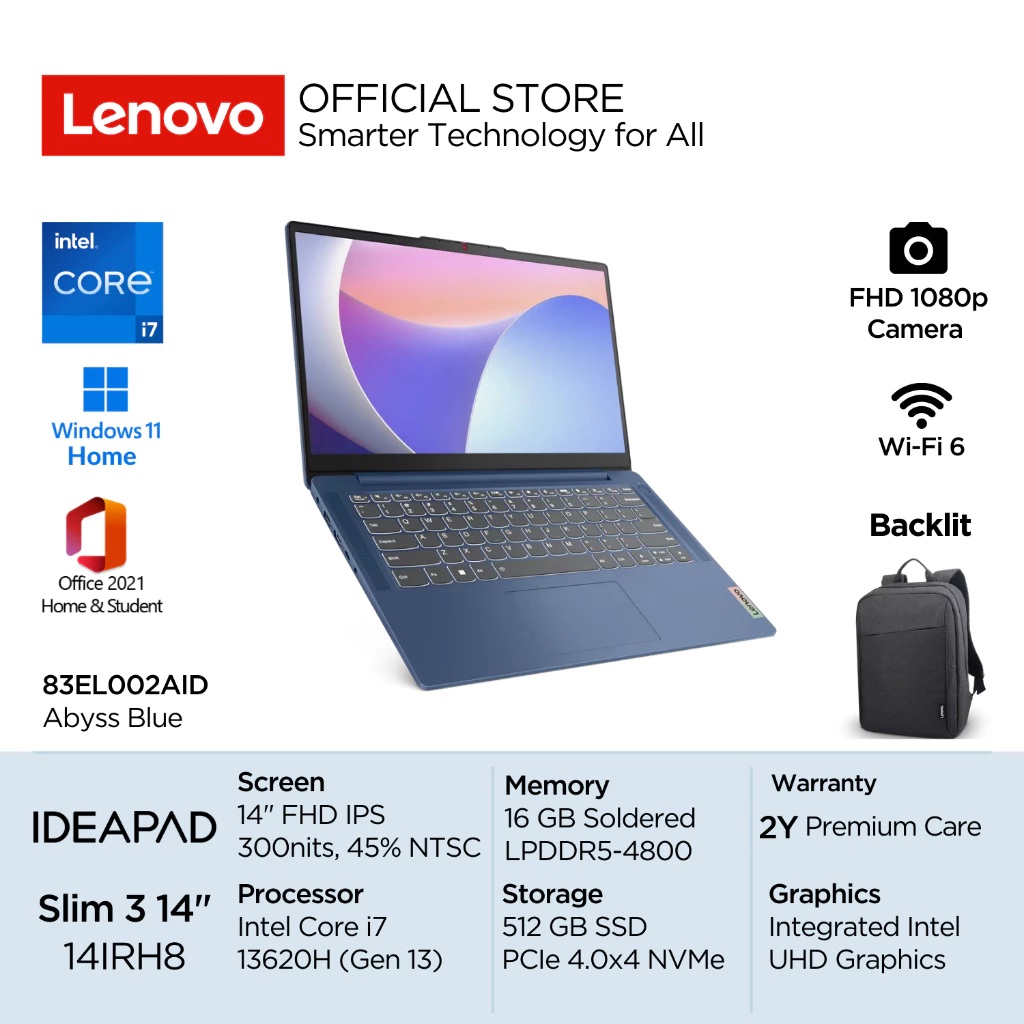 Lenovo Lenovo IdeaPad Slim 3i 14IRH8
