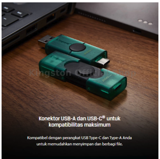 Kingston® DataTraveler Duo USB Flash Drive  5