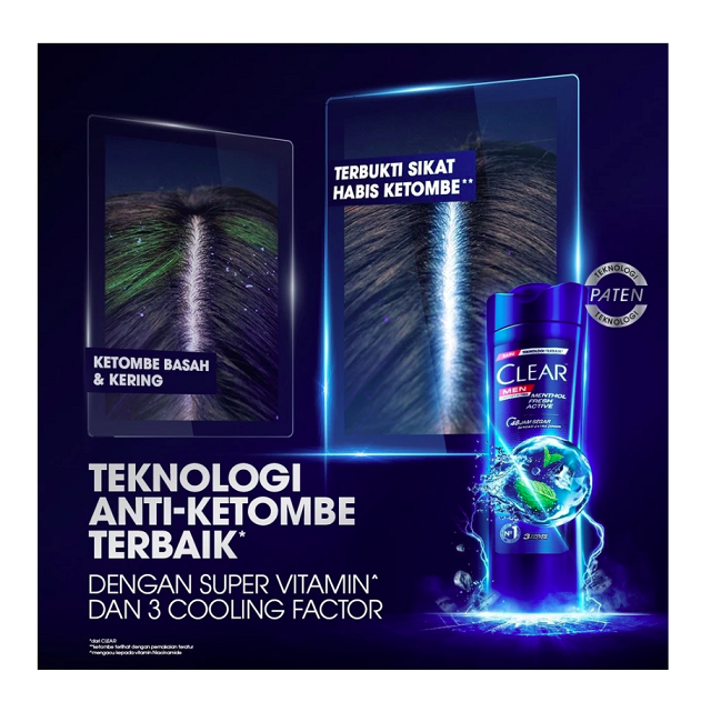 Unilever Indonesia CLEAR Men Menthol Fresh Active