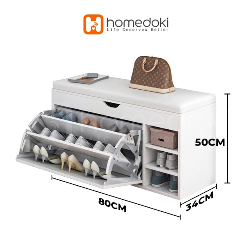 Homedoki Rak Sepatu Kursi 4