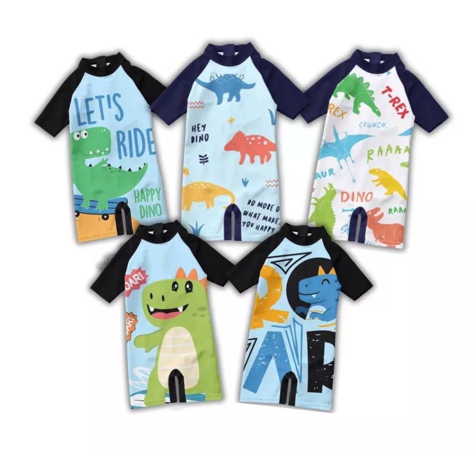  Miyaz Baju Renang Anak Laki-laki Motif Dinosaurus