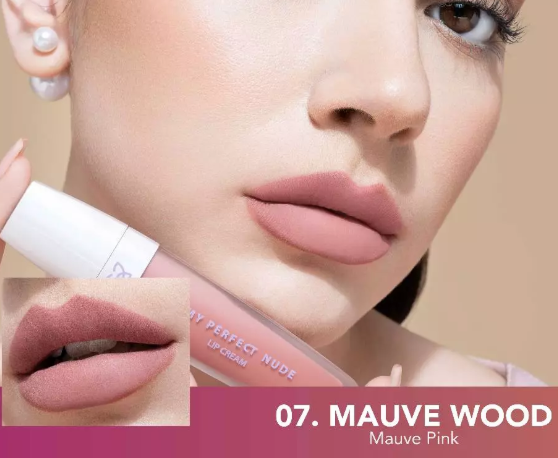 MOP Indonesia  Mother of Pearl My Perfect Nude Lip Cream 07 Mauve Wood