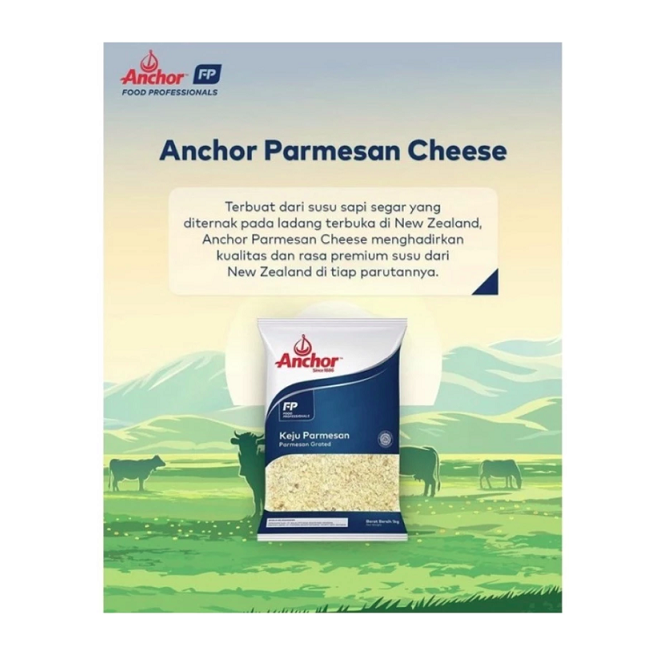 Fonterra Brands Indonesia Anchor Keju Parmesan Grated