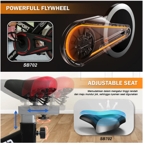 Sinar Mentari Sumatera TWEN Spinning Bike  SB702