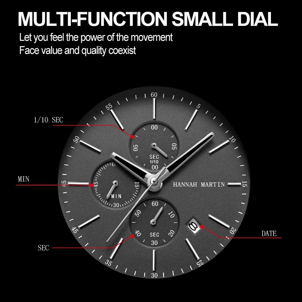  Hannah Martin Jam Tangan Pria 109-HH