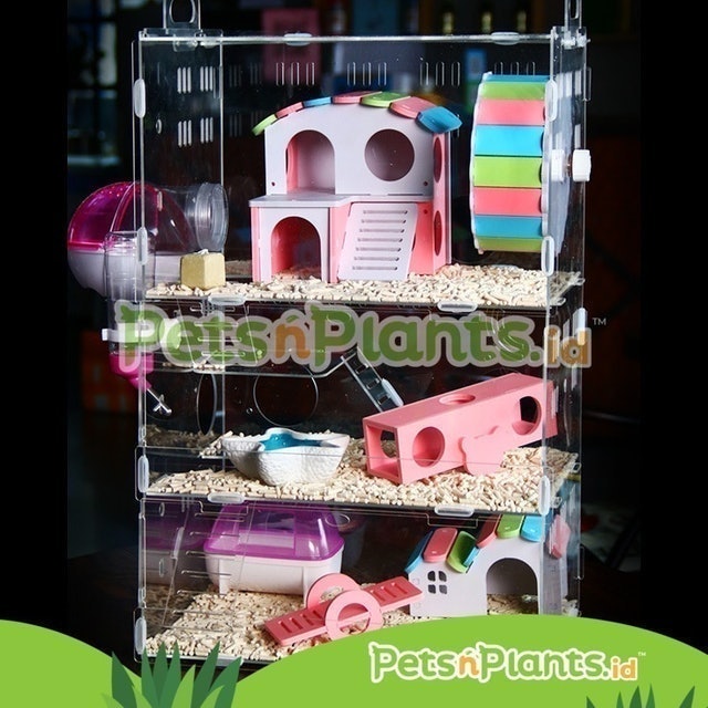  Kandang Hamster Cage Akrilik