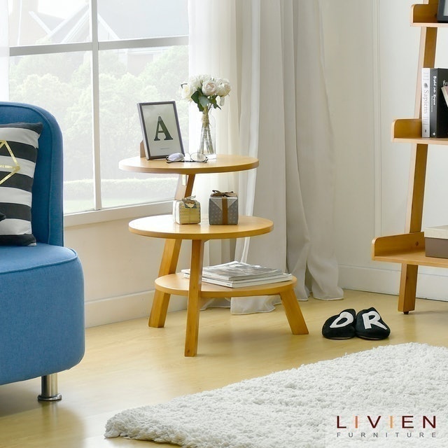 Livien Furniture Meja Tripod Dokeby
