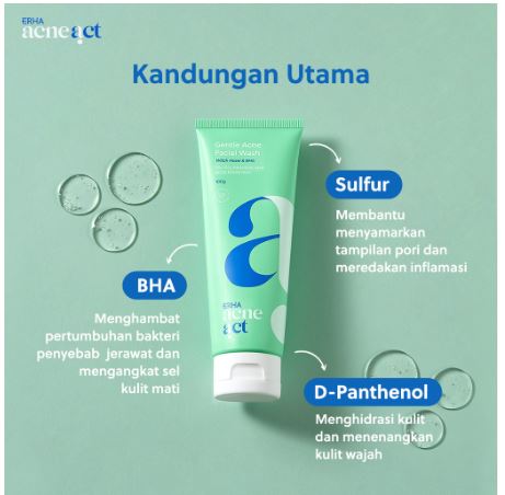 ERHA Clinic Indonesia AcneAct Gentle Acne Facial Wash