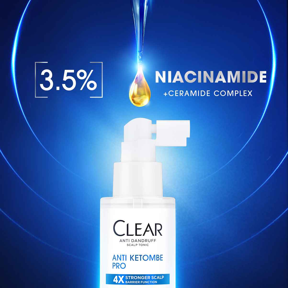 Unilever CLEAR Anti Dandruff Scalp Tonic Anti Ketombe Pro