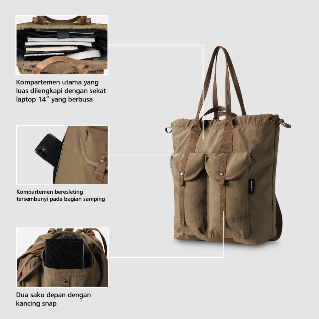 Eksonindo Multi Product Industry Bodypack Tame Regular Tote Bag