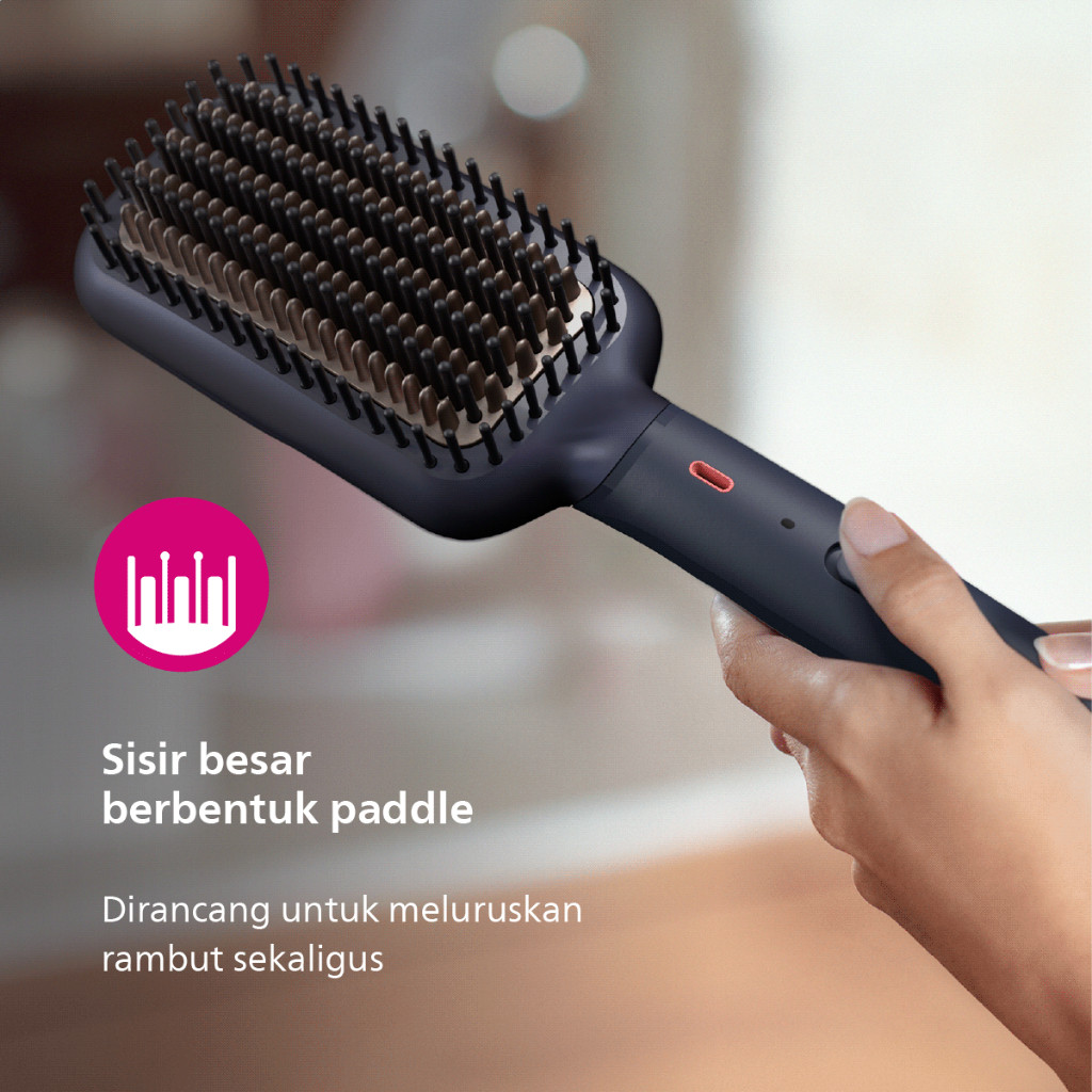 Philips Electronic Philips Heated Straightening Brush BHH885/00