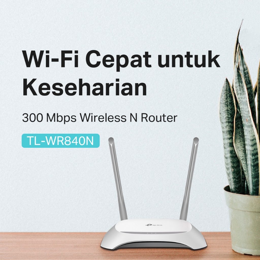 TPLink Indonesia TP-Link Router Nirkabel N 300 Mbps TL-WR840N