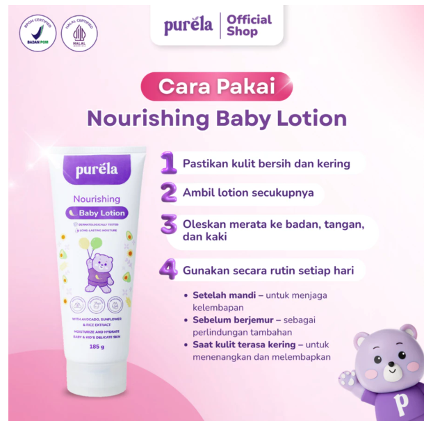 Purela Sinari Abadi Purela Nourishing Baby Lotion