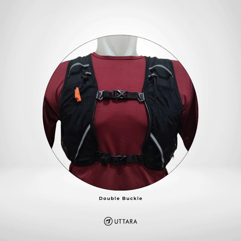 Uttara Reflective Running Vest 3L Double Buckle 3
