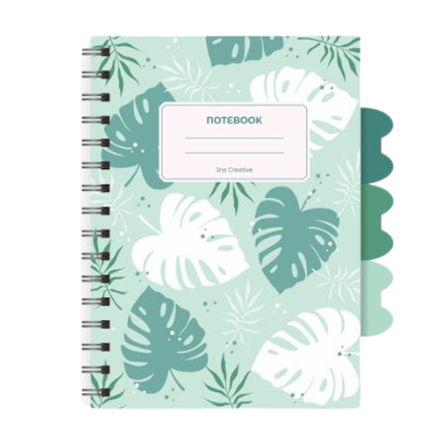 Ina Creative Notebook Spiral Diecut