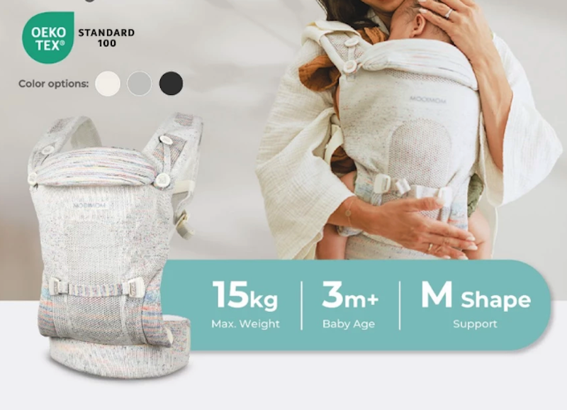 MOOIMOM AiryKnit Baby Carrier 3