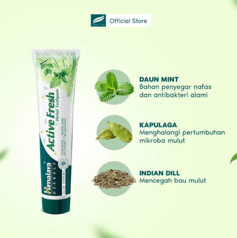 Himalaya Herbals Active Fresh Herbal Toothpaste 2