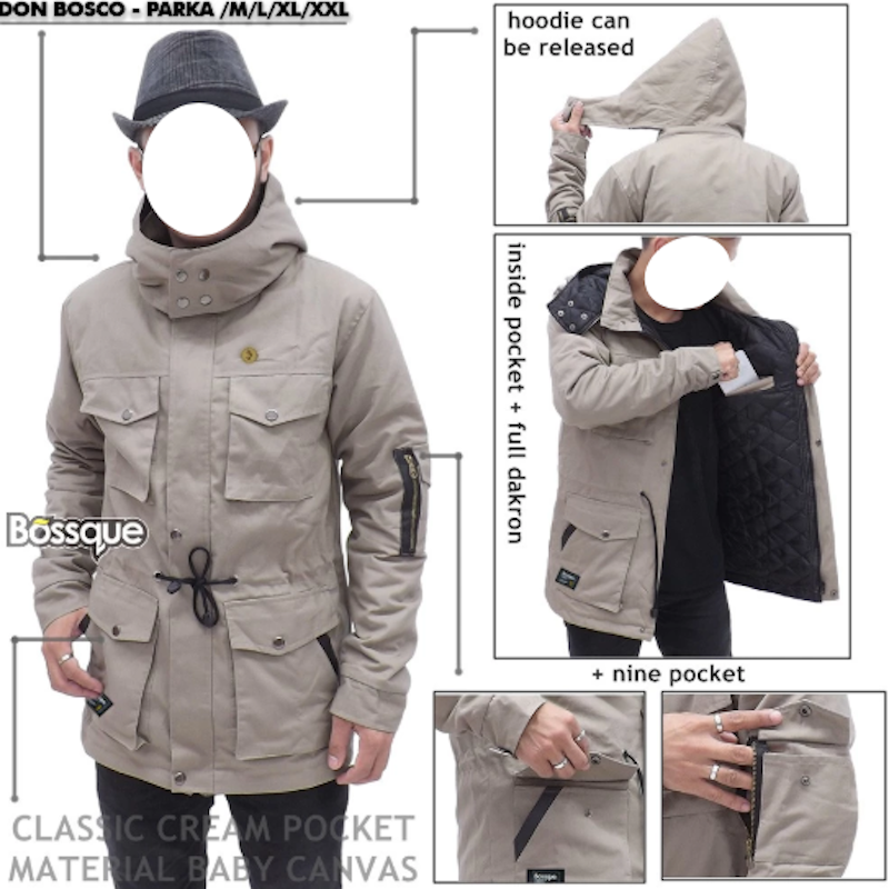 Bossque Struggle of Strength Don Bosco Jaket Parka 5