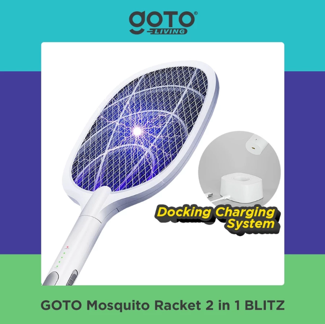 Pilar Niaga Makmur Goto Blitz Raket Nyamuk Elektrik 2 in 1