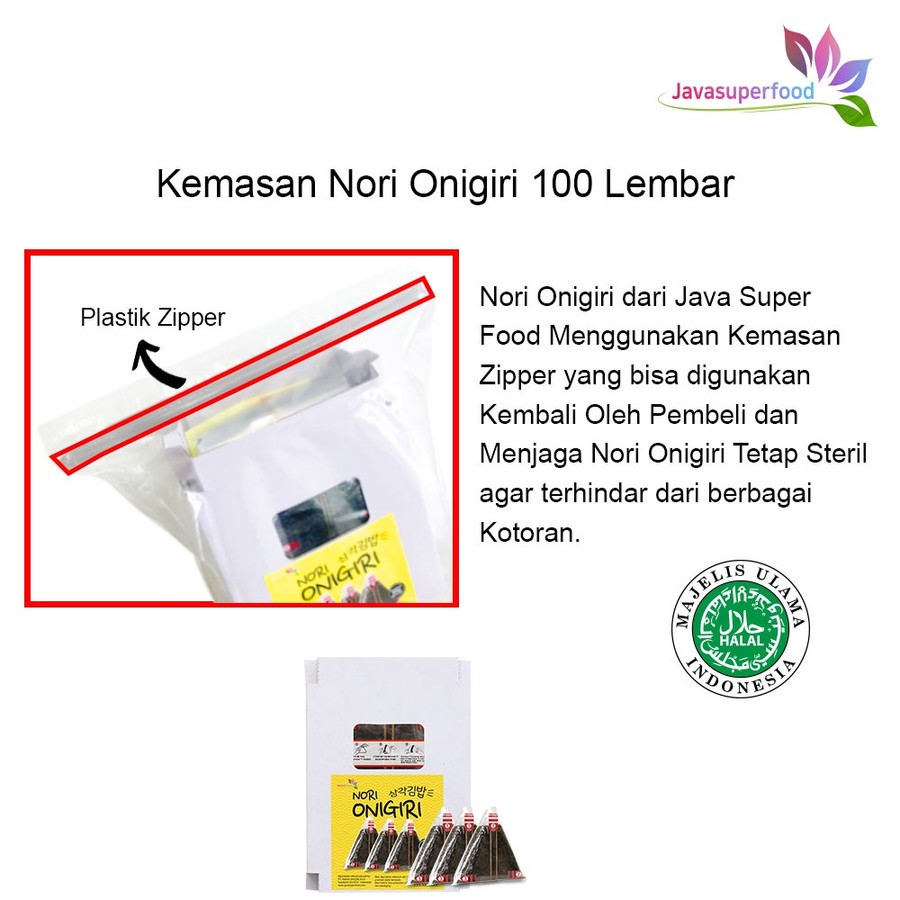 Aneka Dasuib Jaya Java Super Food Nori Onigiri