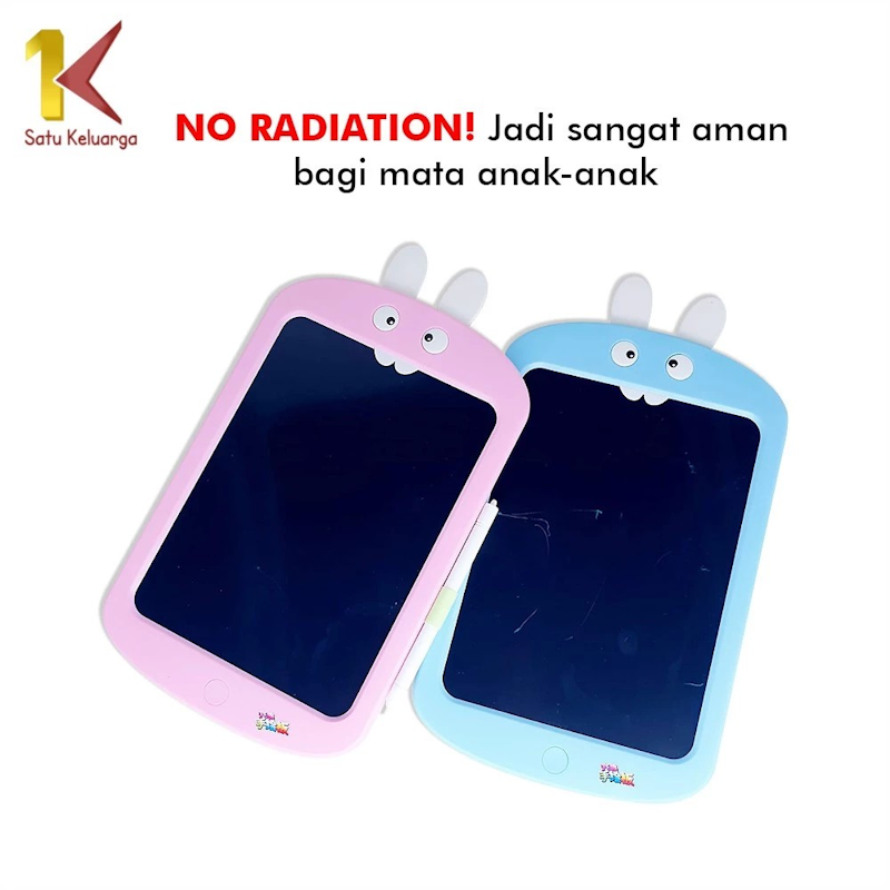 Satu Keluarga LCD Rabbit Drawing Writing Tablet 2
