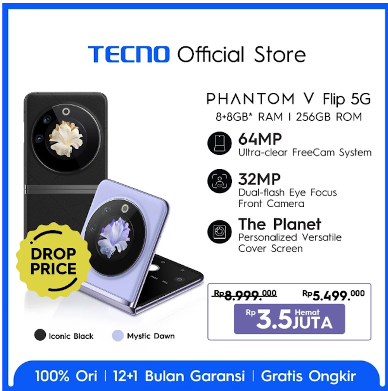 Tecno Phantom V Flip 5G 3