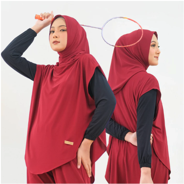  Helairindu Hijab Outer Hoodie