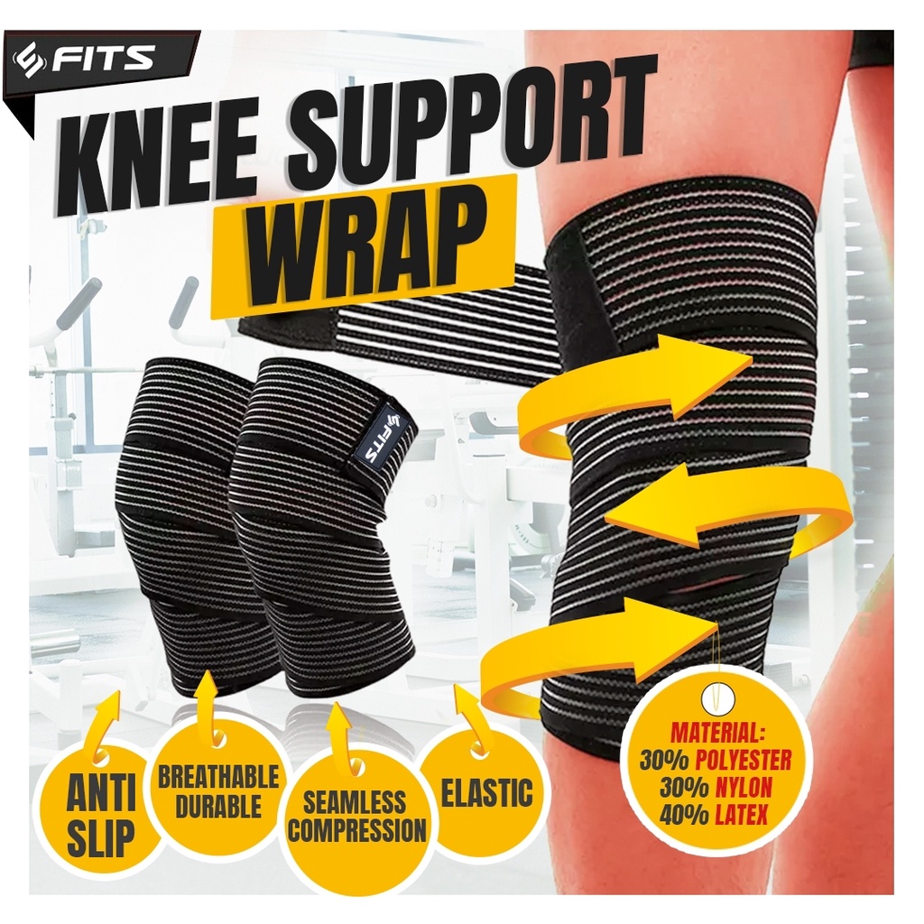 Knee Support Wrap Compression Pad Brace 5