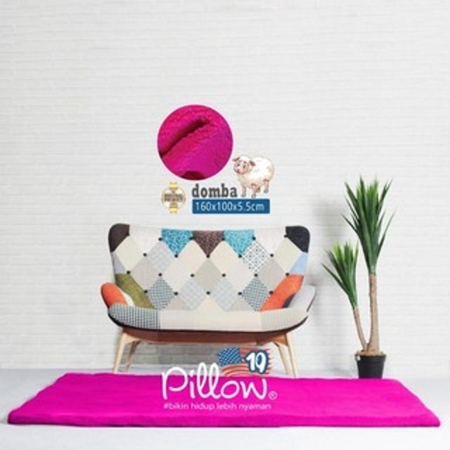 109 Pillow Karpet Bulu Domba Sintetis