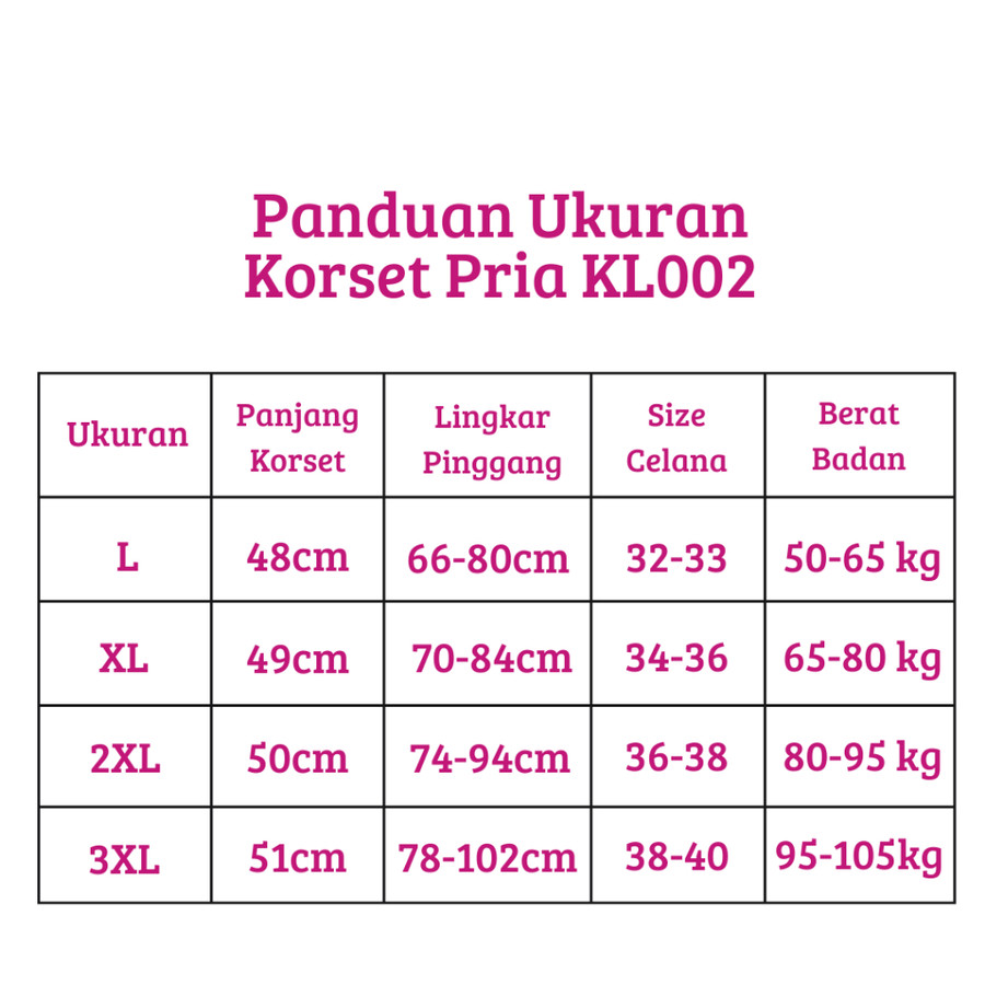 Korset Celana Pria Pelangsing Perut 5