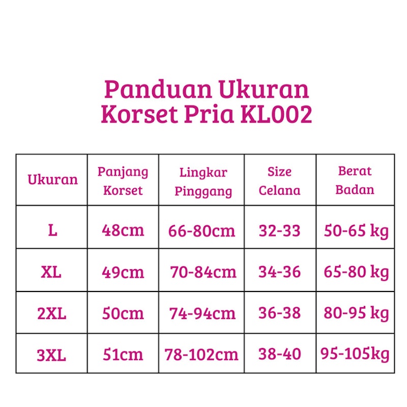 Korset Celana Pria Pelangsing Perut 5