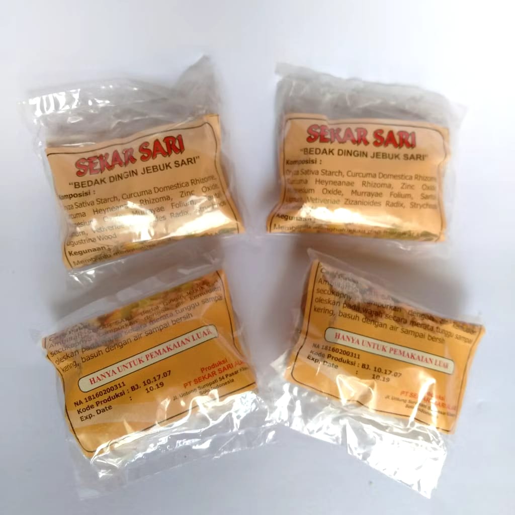 Sekar Sari Alam Sekar Sari Bedak Dingin Jebuk Sari