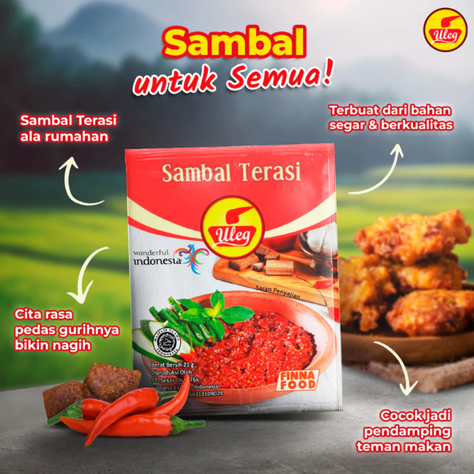 Sekar Laut Finna Uleg Sambal Terasi 