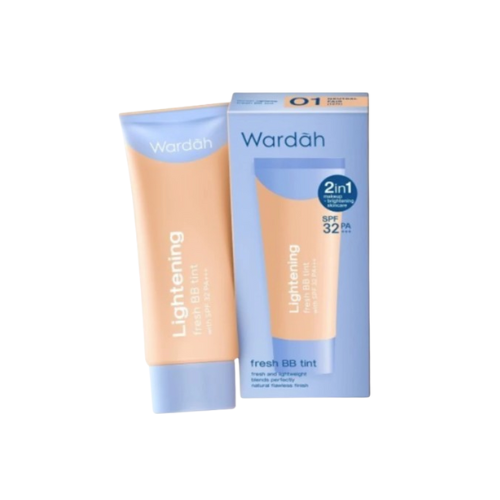 Wardah ｜ Lightening Fresh BB Tint with SPF 32 PA+++ 01 Neutral Fair 12N