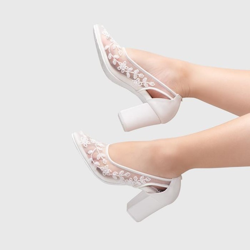 Adorableprojects Sybil Heels White 4