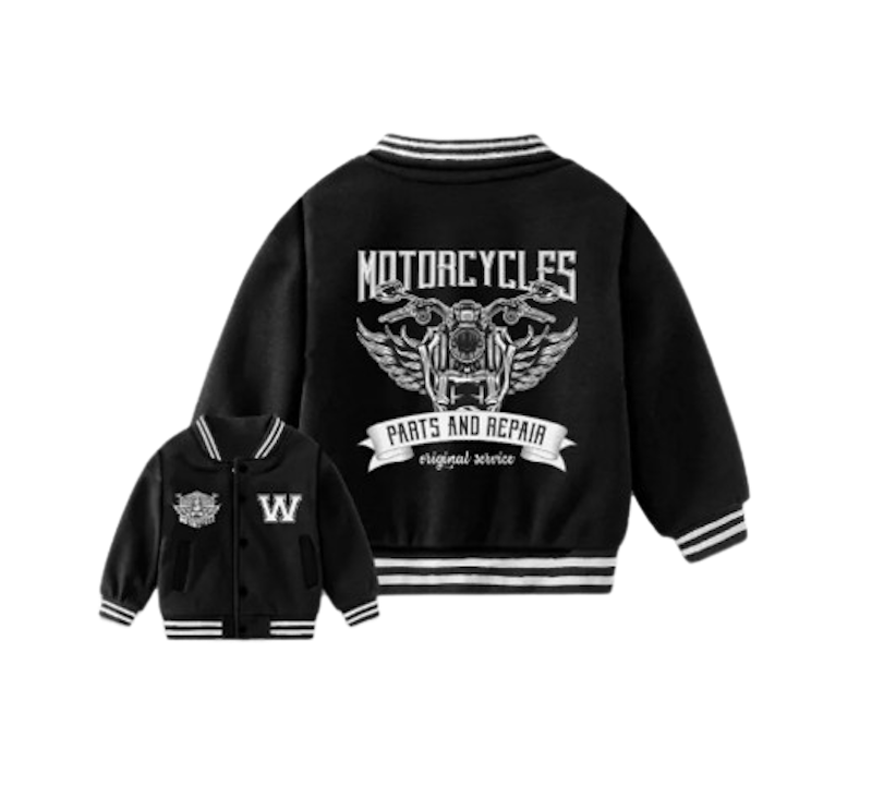 WEEGO Jaket Varsity Anak Tema Motorcycles 1