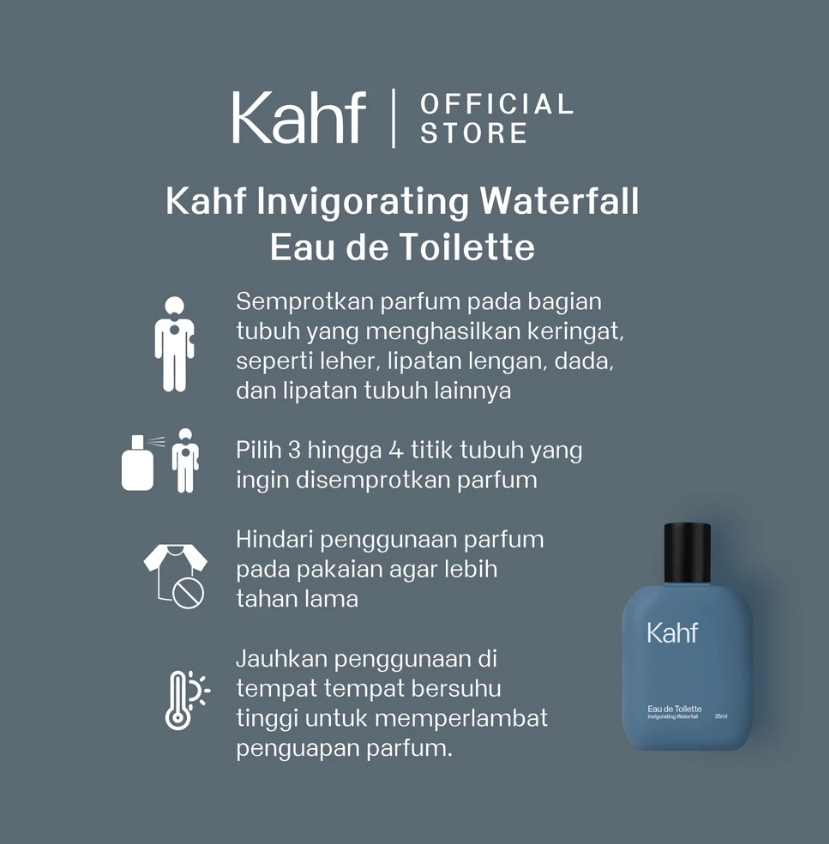 Paragon Technology and Innovation Kahf Invigorating Waterfall Eau de Toilette