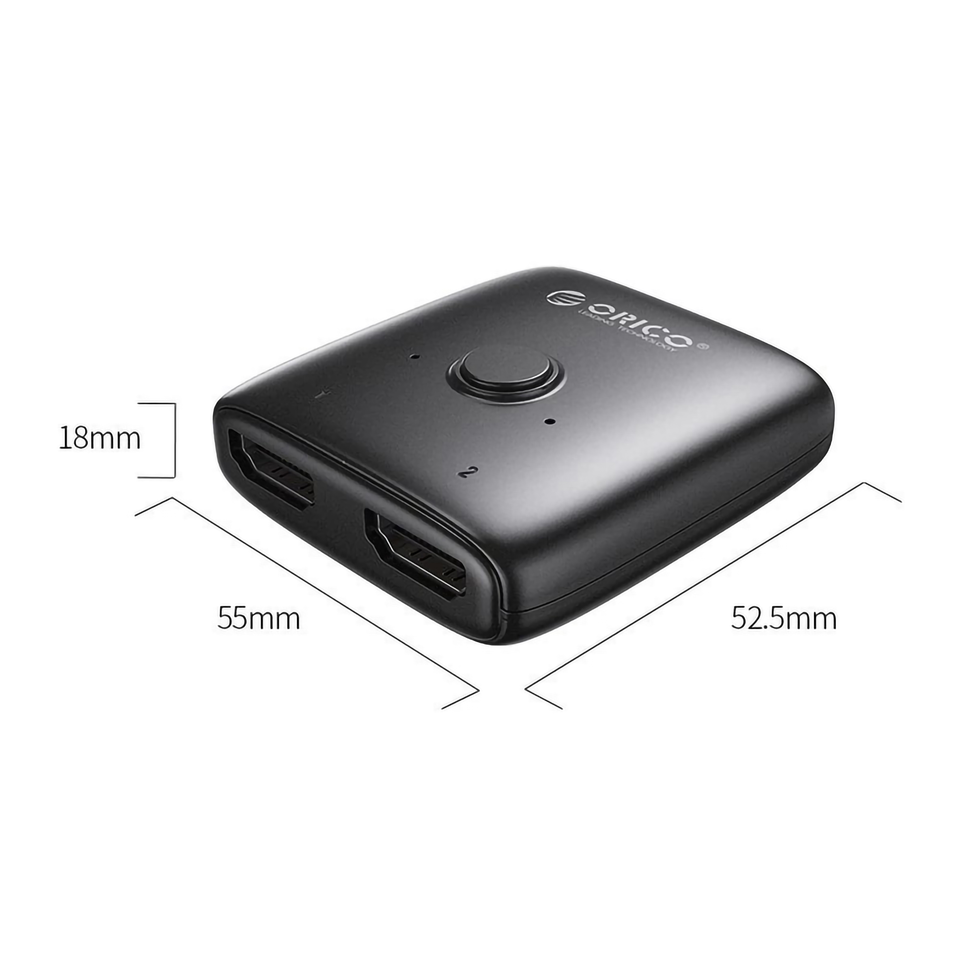 Orico Orico Bidirectional HDMI Splitter HS2-A1-BK-EP