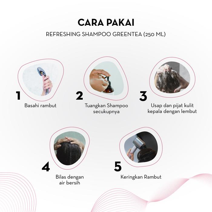 Mozlima Cantika Moayu Refreshing Green Tea Keratin Argan Shampoo