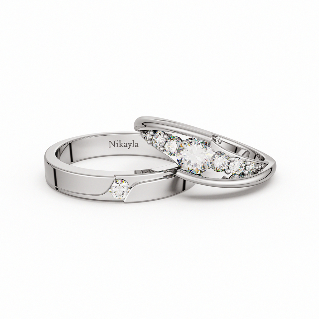 Nikayla Jewelry Ring Silver Couple Sweetly Love D  1