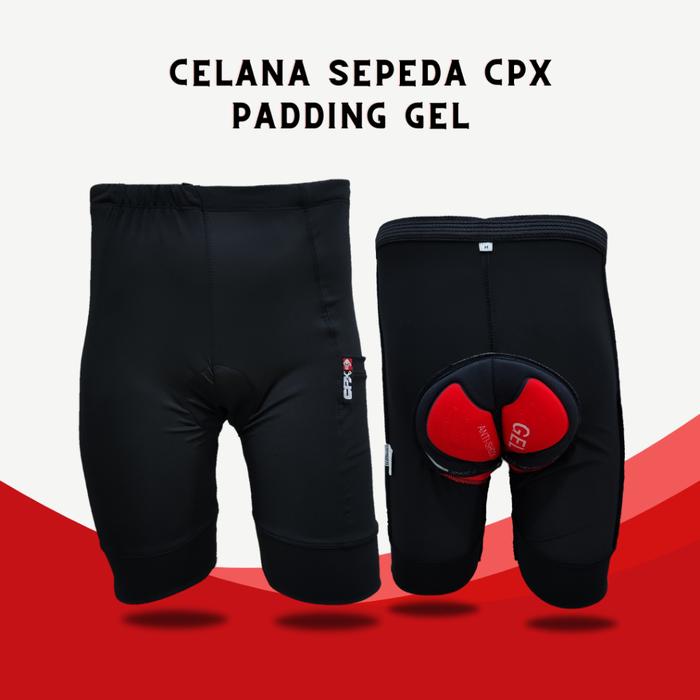 CPX CPX Sport Celana Sepeda Ketat Padding