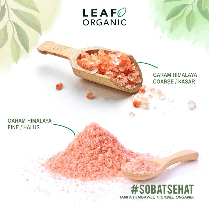 Leaf Organic Himalayan Salt Coarse