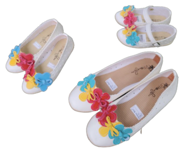 Sepatu Couple Ibu dan Anak Flower 1