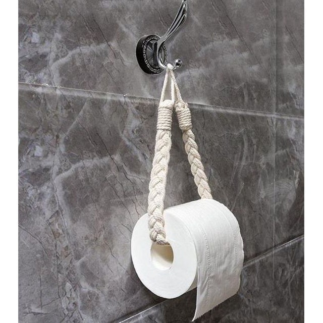 Gantungan Tisu Toilet Macrame