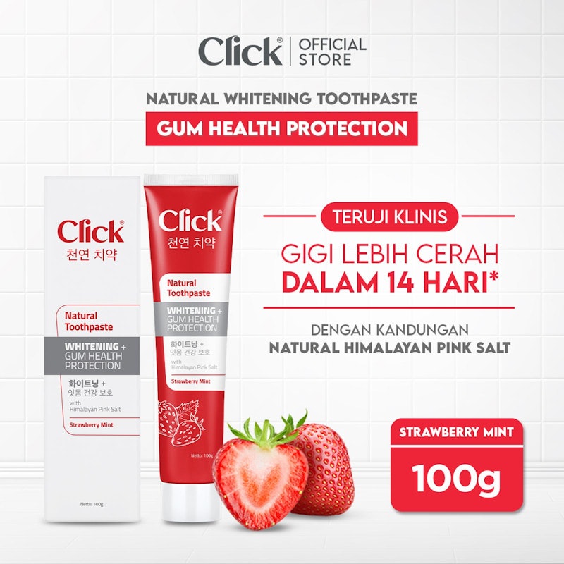 Click Natural Toothpaste Whitening + Gum Health Protection 4