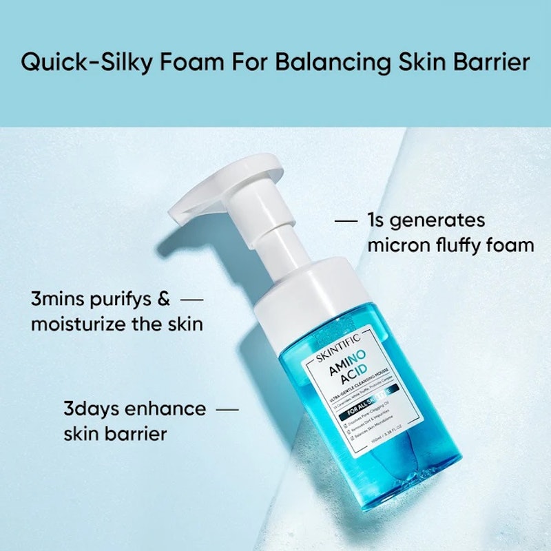 Amino Acid Gentle Cleansing Mousse Face Cleanser 3