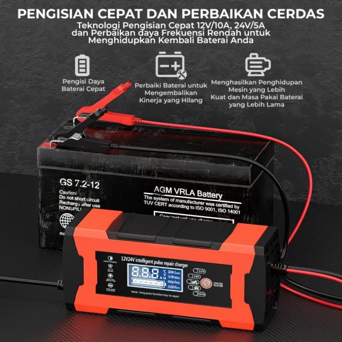 Allefix 12V/24V Inteligent Pulse Repair Charger 3