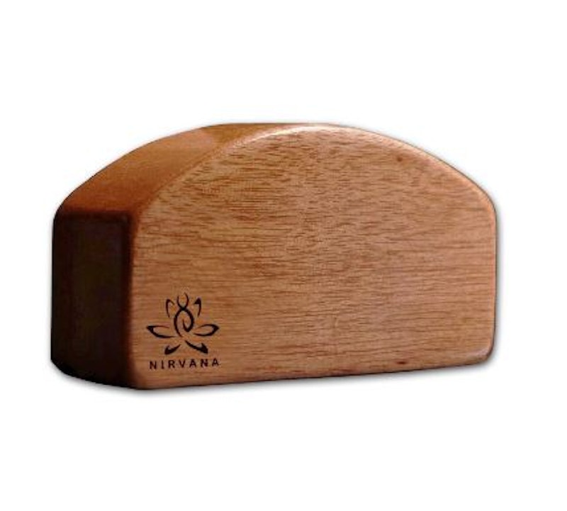 Curva Yoga Block Solid Wood 1