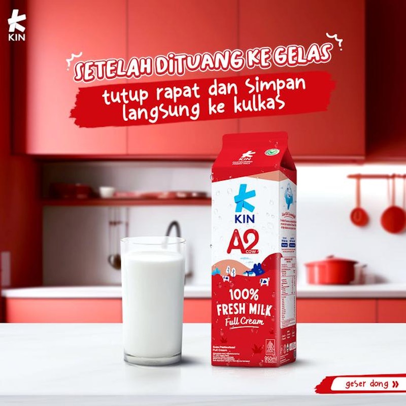 KIN A2 Pasteurised Fresh Milk 2