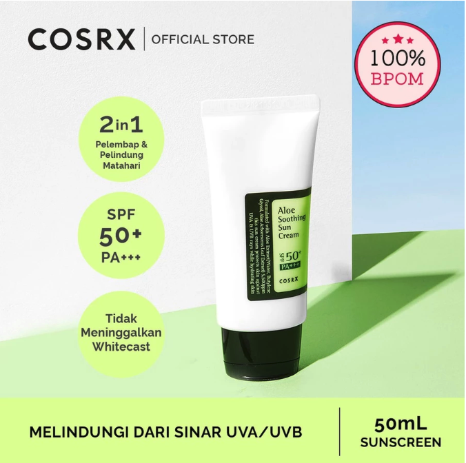 COSRX Aloe Soothing Sun Cream SPF 50+ PA+++ 5